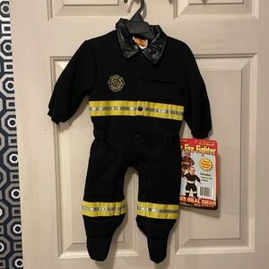 Baby firefighter outfit